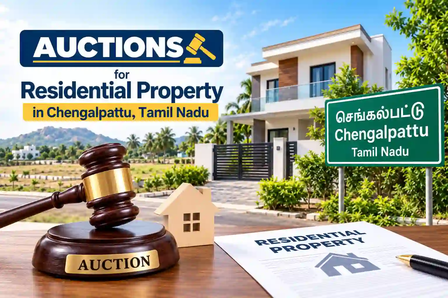 Canara Bank Auctions for Residential property in Chengalpattu, Tamil Nadu