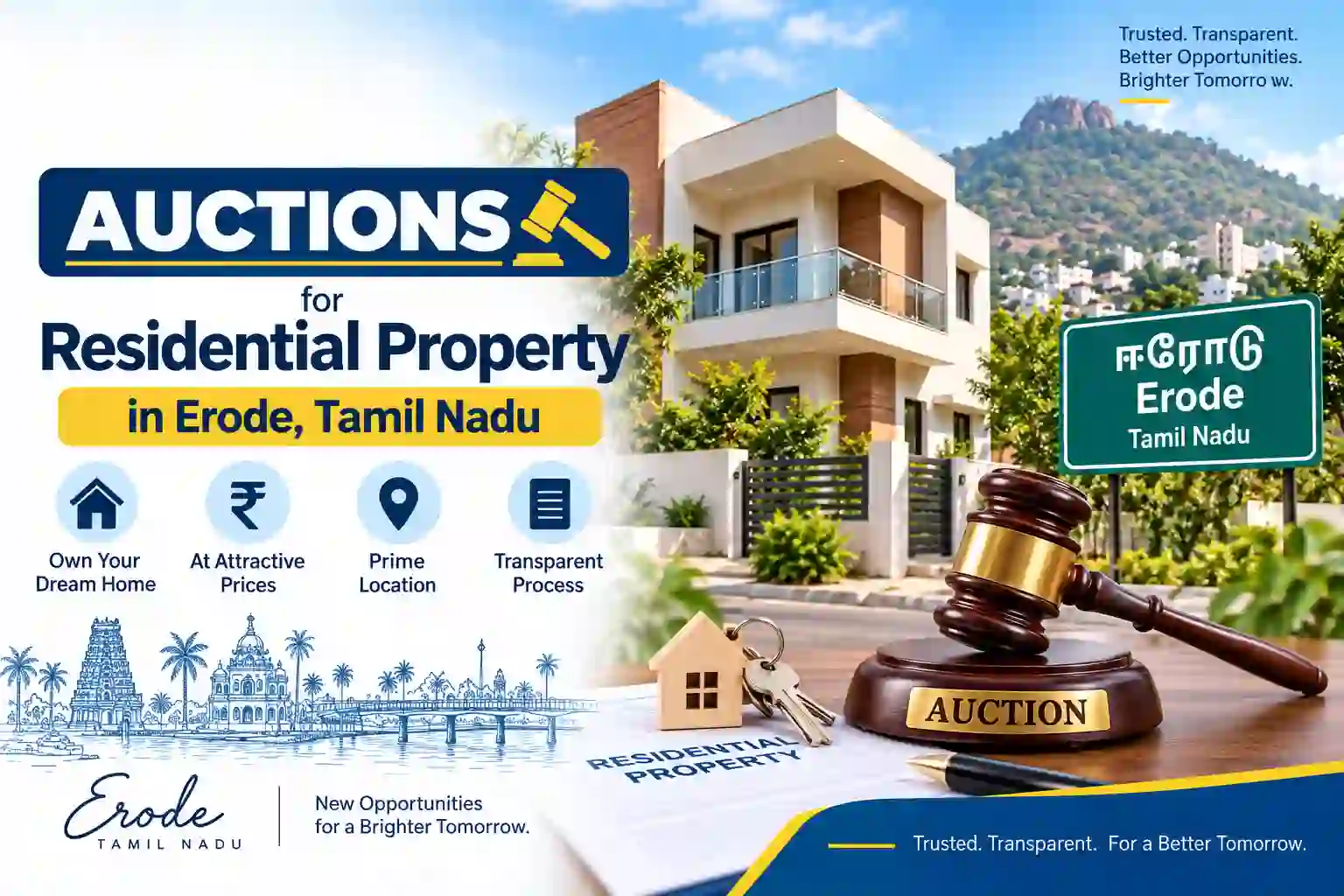Canara Bank Auctions for Residential property in Erode, Tamil Nadu