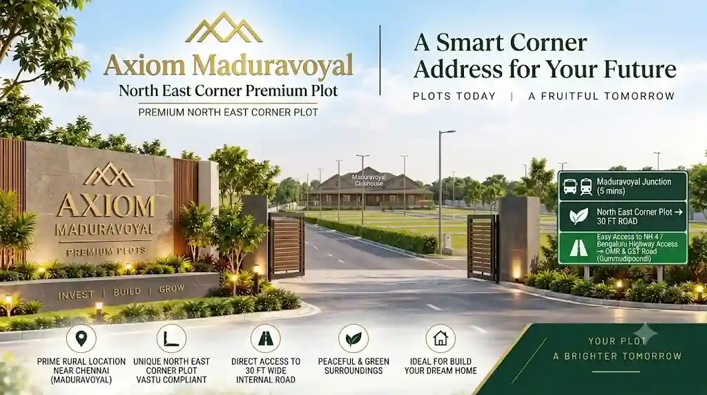 Plot for sale in Maduravoyal